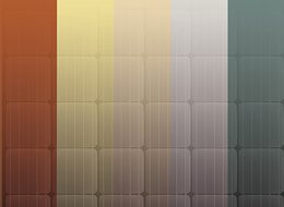 UNI-Bausysteme GmbH - UNI-Kioto Produktfoto Fassade mehrfärbig